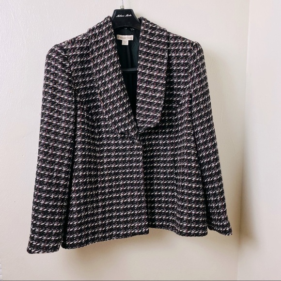 Coldwater Creek Jackets & Blazers - Women Coldwater Creek. Jacket. Black/White/Burgundy. Sz 20/22.